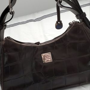 Vintage Dooney & Burke embossed gator handbag